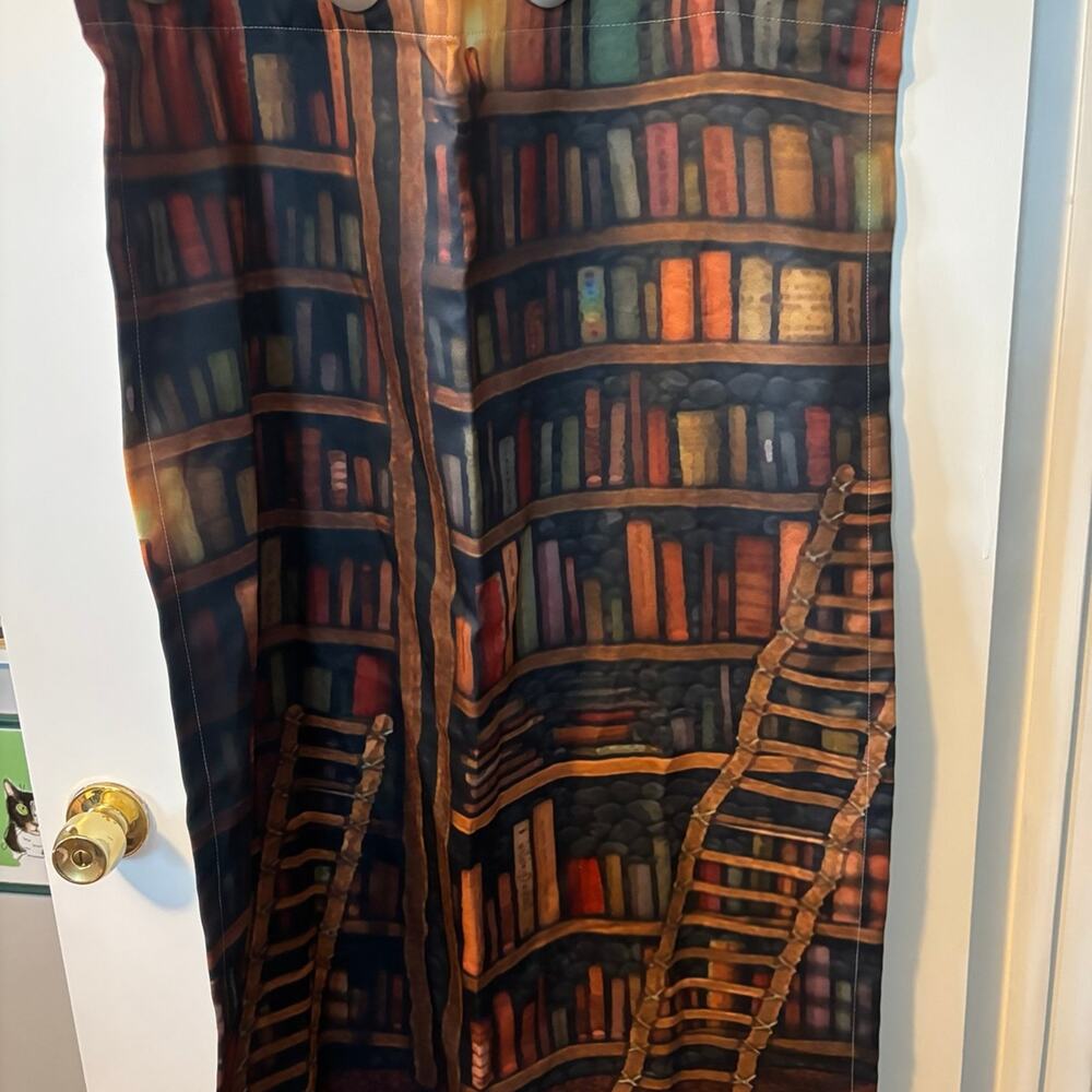 Book Lover Curtain for Window or Door